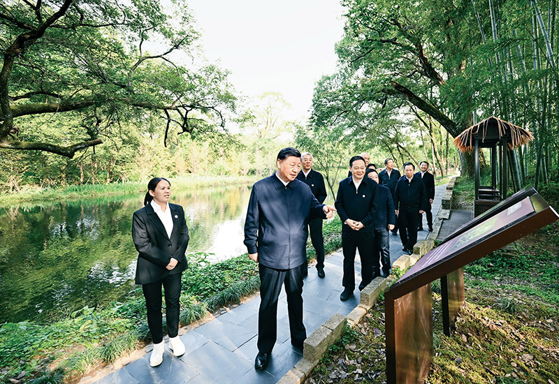 以美丽中国建设全面推进人与自然和谐共生的现代化