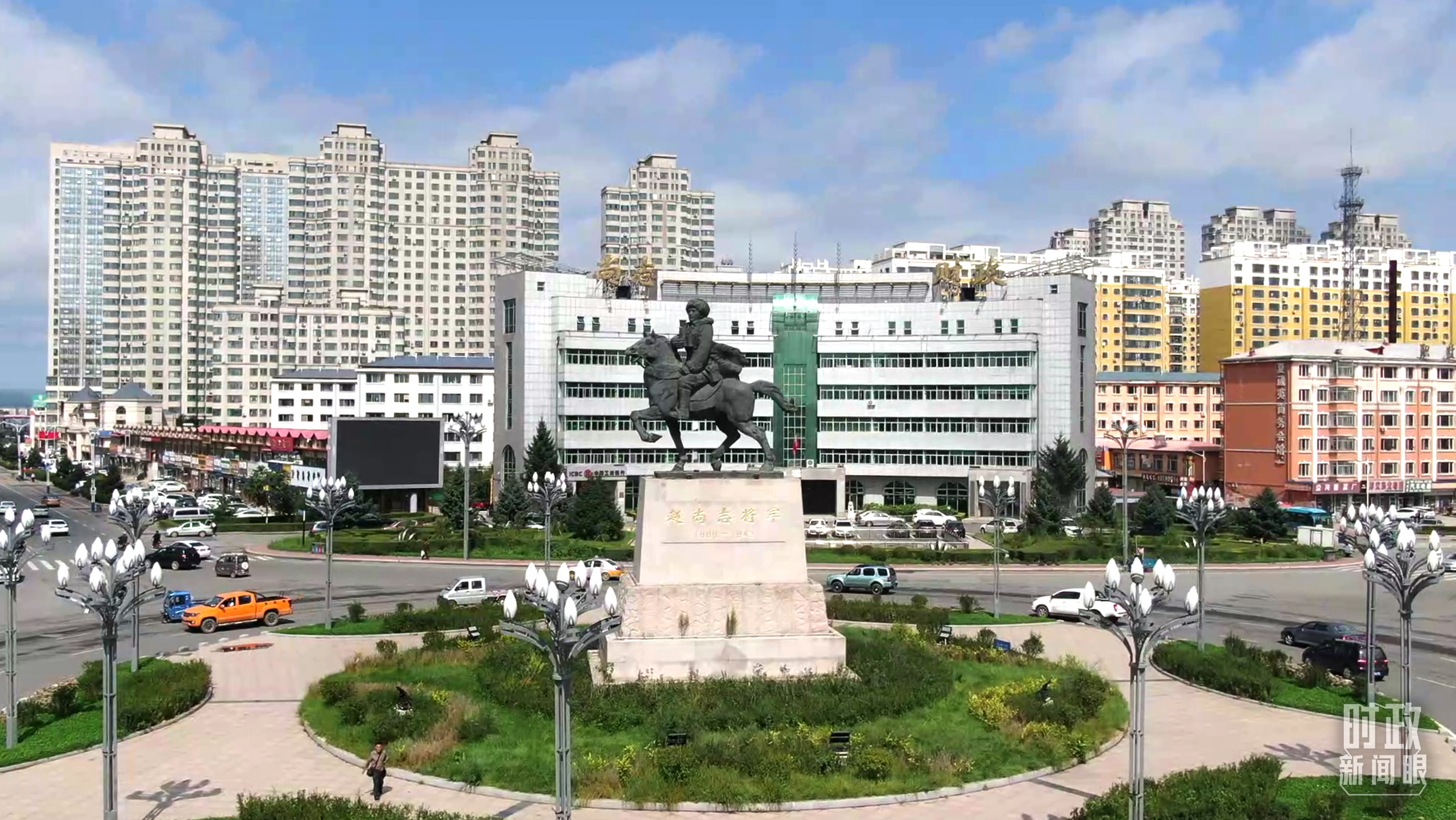 △哈尔滨市尚志市航拍。(总台央视记者张耿生拍摄) △哈尔滨市尚志市航拍。(总台央视记者张耿生拍摄)