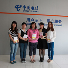 中国电信公司举行女职工读书活动