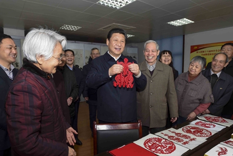 习近平向全国人民致以新春祝福