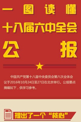 一图读懂十八届六中全会公报