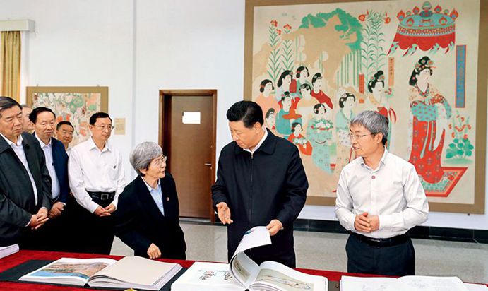 习近平：在敦煌研究院座谈时的讲话