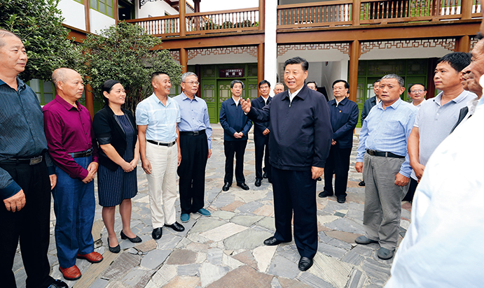 习近平：贯彻落实新时代党的组织路线 不断把党建设得更加坚强有力