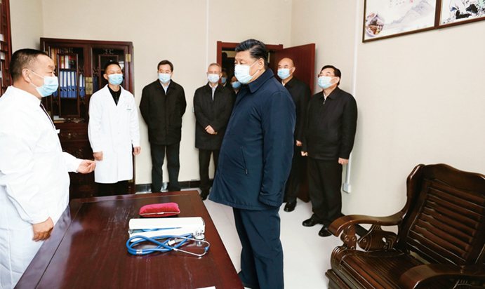 习近平：构建起强大的公共卫生体系 为维护人民健康提供有力保障