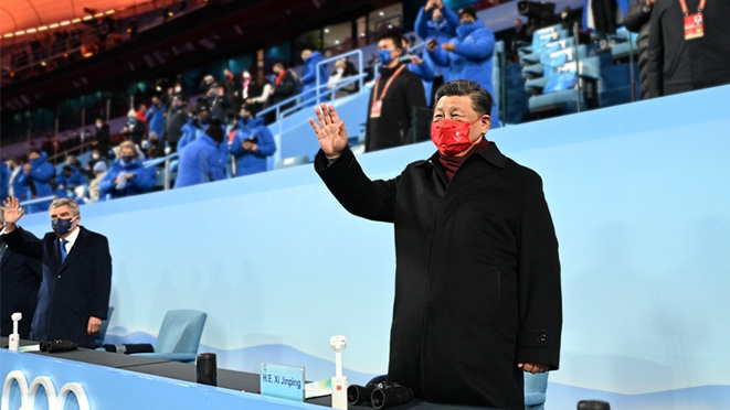 第二十四届冬季奥林匹克运动会在北京圆满闭幕