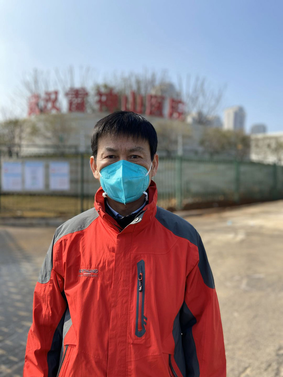 中南医院院长王行环.澎湃新闻记者 赵思维 图